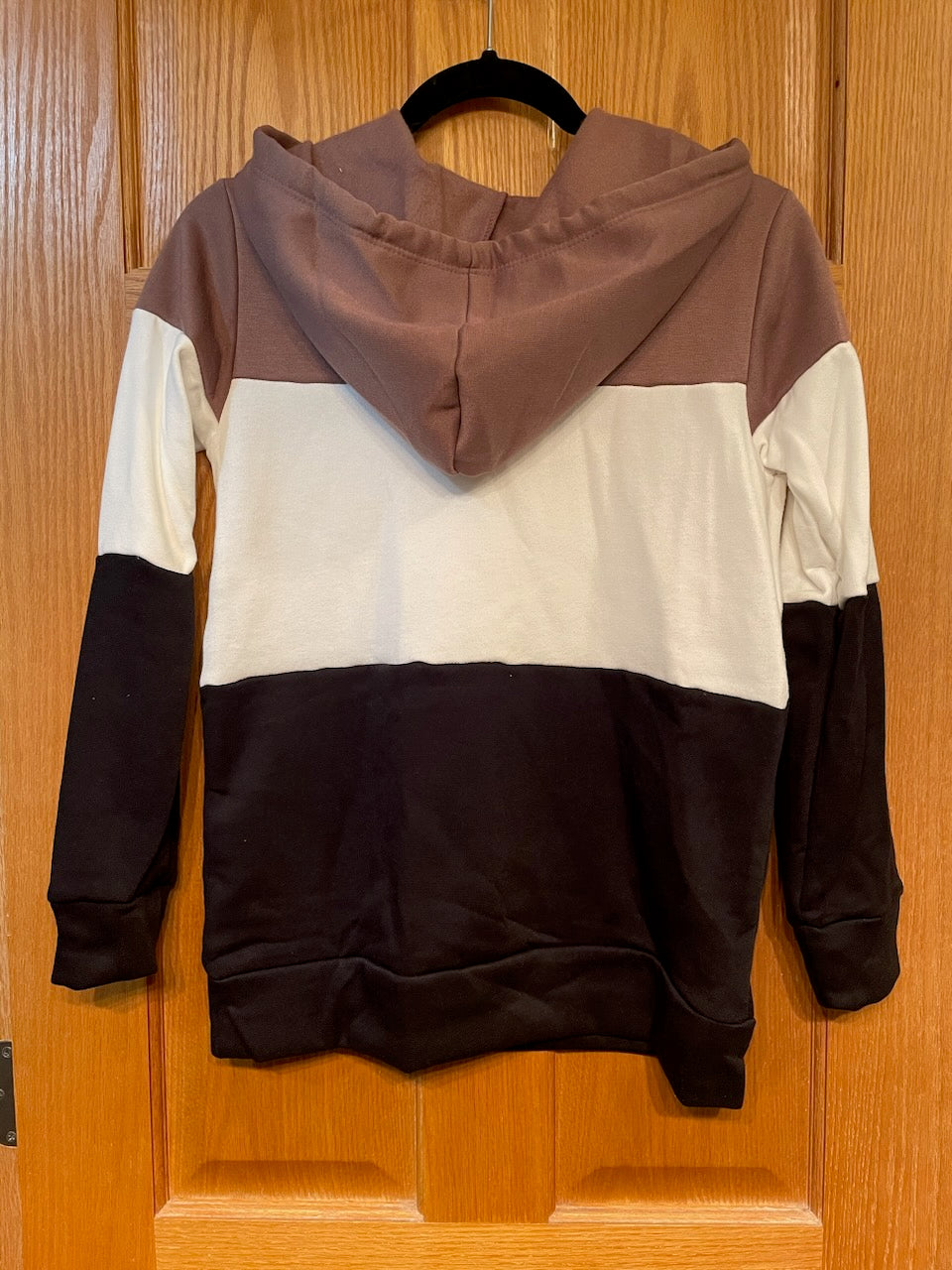 Color Block Hooded Sweatshirt