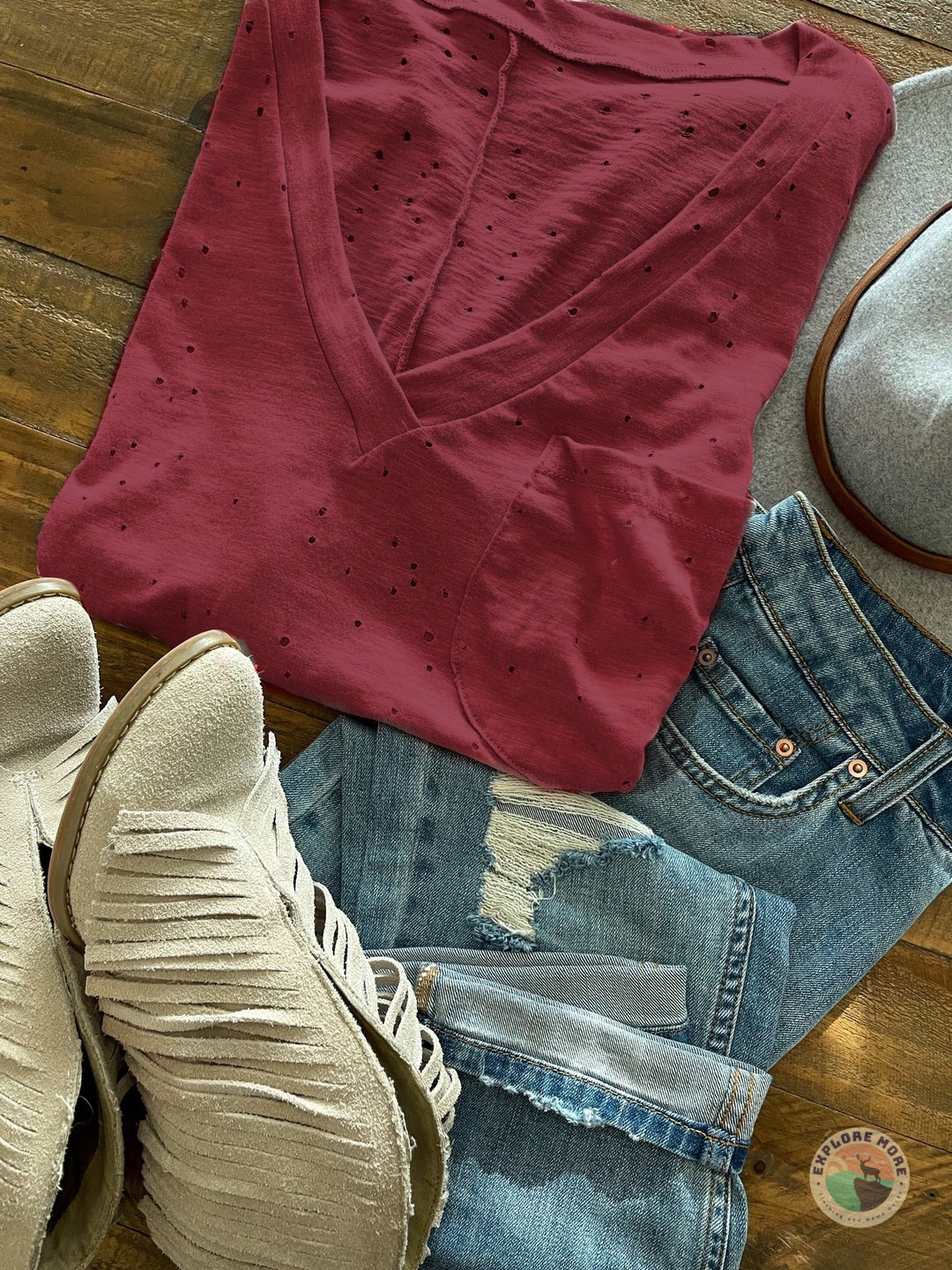 Distressed Boyfriend Tee