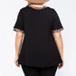 Raven Black Brown V-Neck