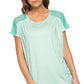 Short Sleeve Tunic with Shoulder Detail